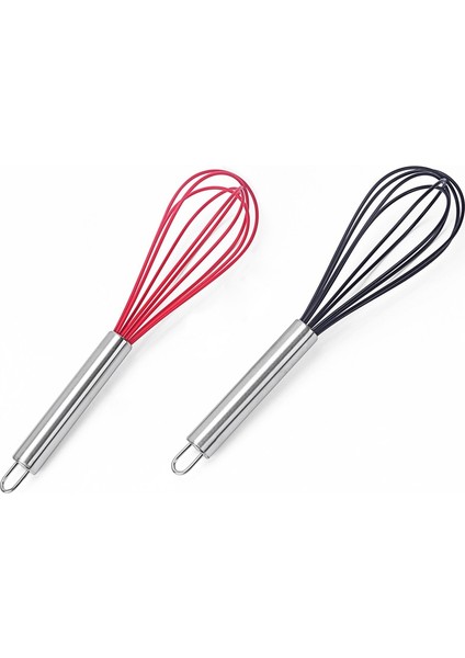 Siyah Manuel Yumurta Çırpıcı Paslanmaz Çelik Silikon Balon Çırpma Krema Mikser Karıştırma Karıştırma Çırpma Balon Bobin Tarzı Yumurta Araçları (Yurt Dışından) indirimleri