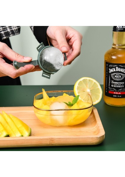Turuncu Yeni 5cm Yuvarlak Top Buz Küpü Kalıp Dıy Dondurma Yapma Makinesi Plastik Buz Kalıbı Viski Buz Kalıbı Bar Aracı Mutfak Gadget Aksesuarları (Yurt Dışından)
