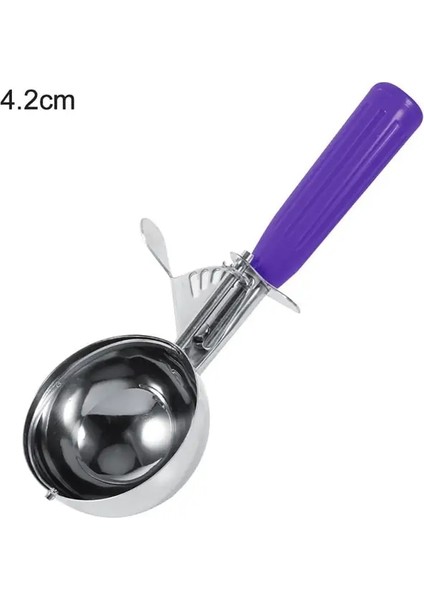 4.2 cm Dondurma Kaşık Paslanmaz Çelik Dondurma Kazıcı Meyve Püre Kaşığı Dondurma Topu Makinesi Kepçe Dondurma Kaşığı Mutfak Aracı (Yurt Dışından)