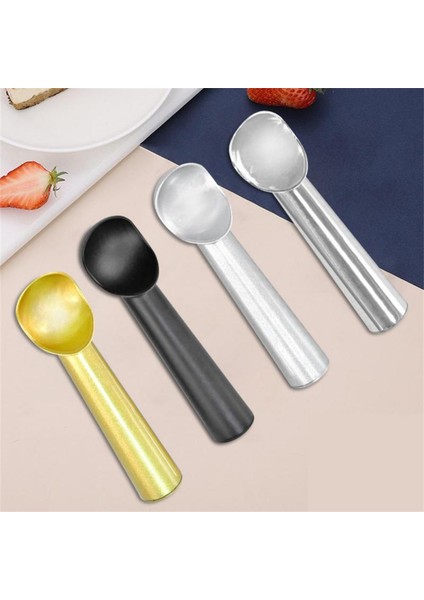 Parlayan Gümüş Kendiliğinden Eriyen Yapışmaz Dondurma Kaşığı Sert Dondurma Kaşığı Topu Scooper Oyun Kaşığı Ev Mutfak Dondurma Aksesuarları (Yurt Dışından) modelleri