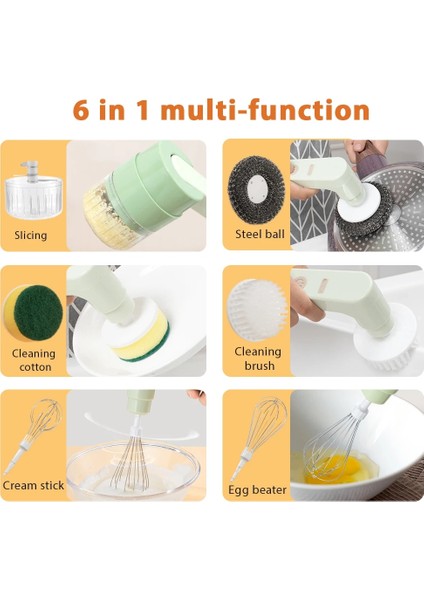 200ML 4 In 1 Yeşil 6 In1 Elektrikli Çok Fonksiyonlu Sarımsak Kıyıcı Sebze Kesici Dilimleme Kıyma Makinesi Pres Mikser Gıda Mutfak Aksesuarları Araçları (Yurt Dışından) modelleri