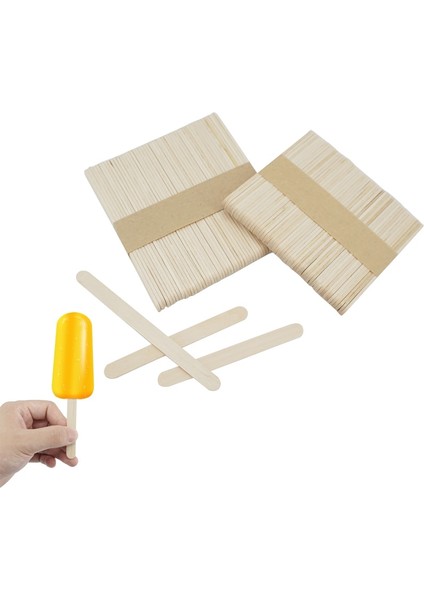 50 Adet 114MM Renkli 50 Adet Dondurma Dondurma Çubuğu Doğal Tahta Çubuklar Dondurma Kaşığı El Sanatları Sanat Dondurma Lolly Kek Araçları (Yurt Dışından) indirimleri