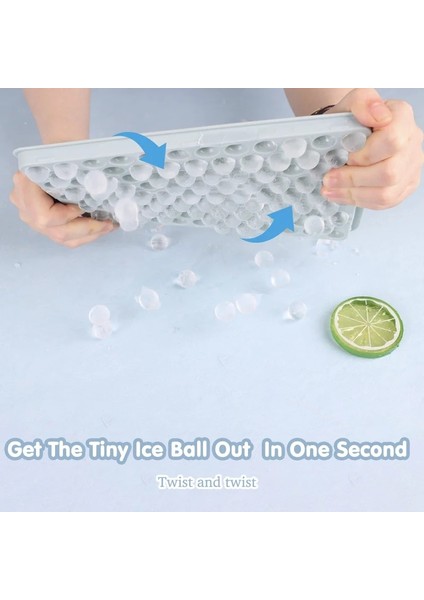 Green-1 Set Maker Soğutma Tepsileri Ezilmiş Top Kahve Araçları Için Kalıp Tepsisi Suyu Silicona Ice Cube Minik Ücretsiz Yükseltilmiş Mini Buz Buzlu Içecekler (Yurt Dışından)