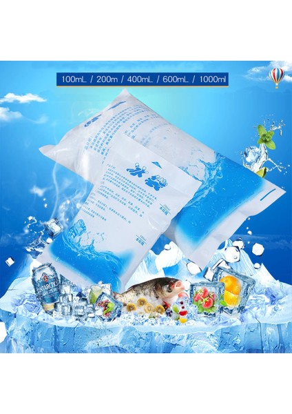 1000ML Kalınlaşmış Su Enjeksiyonu Soğutma Soğuk Kompres Jel Kuru Soğutucu Çanta Buzlanma Torbaları Buz Paketi (Yurt Dışından)