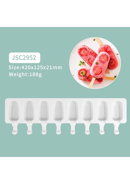 105 4/8 Hücre Magnum Silikon Kalıp Silikon Dondurma Kalıp Popsicle Kalıpları Dıy Dondurma Kalıp Buz Pop Maker Kalıp Buz Kalıbı (Yurt Dışından) indirimleri