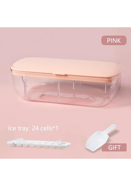 1 Ice Cube Tepsi Seti Yeni Silikon Buz Kalıbı ve Saklama Kutusu 2'si 1 Arada Ice Cube Tepsi Yapımı Kalıp Kutusu Maker Bar Mutfak Aksesuarları Mutfak Eşyaları Ev Aletleri (Yurt Dışından)