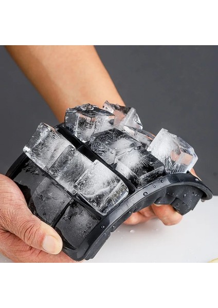 4 Hücreli Dıy Buz Yapım Makinesi Buz Küpü Tepsi 4/6/8/15 Izgara Büyük Buz Kalıbı Kalıp Dev Jumbo Büyük Gıda Sınıfı Silikon Buz Küpü Kare Tepsi Kalıp (Yurt Dışından) fırsatları