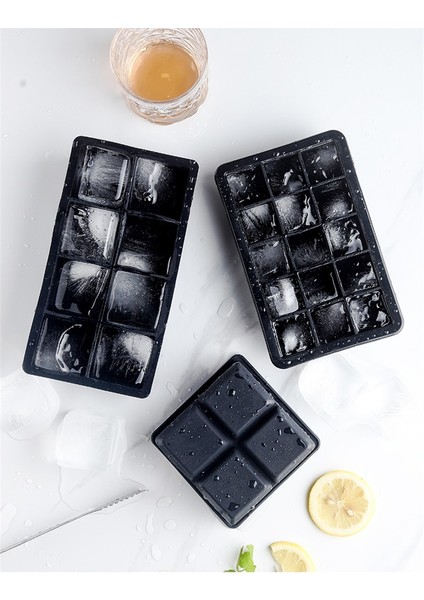 4 Hücreli Dıy Buz Yapım Makinesi Buz Küpü Tepsi 4/6/8/15 Izgara Büyük Buz Kalıbı Kalıp Dev Jumbo Büyük Gıda Sınıfı Silikon Buz Küpü Kare Tepsi Kalıp (Yurt Dışından) indirimleri