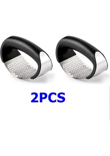 Yükseltme Tipi 2 Adet Paslanmaz Çelik Sarımsak Presi Kırıcı Manuel Sarımsak Kıyma Doğrama Sarımsak Aracı Meyve Sebze Araçları Mutfak Aksesuarları Gadget (Yurt Dışından)