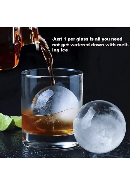 B-Kırmızı Büyük Buz Topu Kalıbı Silikon Küre Dıy Buz Yuvarlak Şekil Makinesi Jöle Yapımı Kokteyl Viski Içecek Buz Küpü Kalıp Mutfak Gereçleri (Yurt Dışından) modelleri