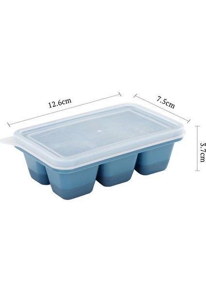 3 Adet 3 Adet Silikon Buz Küpü Makinesi Formu Buz Şekeri Kek Puding Çikolata Kalıpları Kolay Serbest Bırakılan Kare Şekli Buz Küpü Tepsileri Kalıpları (Yurt Dışından)