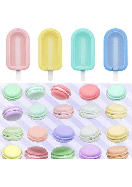 Mavi Yaratıcı Popsicle Kalıpları Yeniden Kullanılabilir Silikon Dondurma Kalıpları Dıy Ev Yapımı Buz Bar Popsicle Makinesi Parti Bar Dekor Için Kolay Bırakma (Yurt Dışından) modelleri