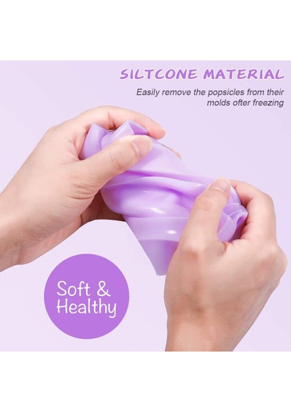 05 Silikon Dondurma Kalıp Yeniden Kullanılabilir Popsicle Kalıpları Dıy Ev Yapımı Sevimli Karikatür Dondurucu Meyve Suyu Buz Pop Maker Kalıp Buz Tepsisi (Yurt Dışından) modelleri