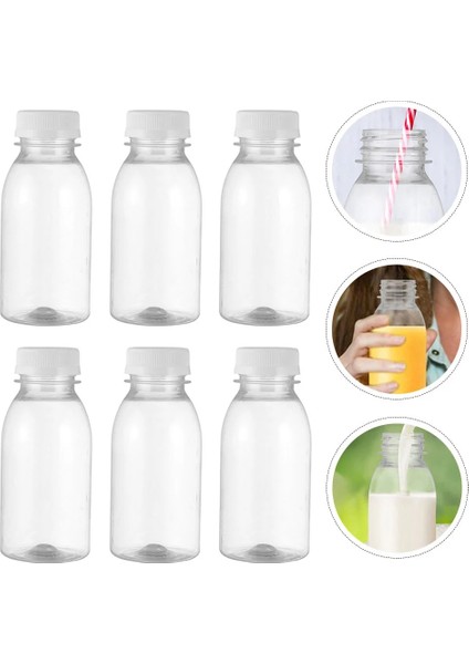 Transparentolor Süt Şişesi Içecek Aksesuarı Seyahat Boş Şişeler Şeffaf Meyve Suyu Açık Temizle Tedarik Ev Günlük Plastik (Yurt Dışından) fiyatları