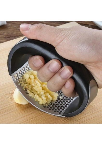 Sarımsak Baskı Makinesi Paslanmaz Çelik Sarımsak Presi Mutfak Manuel Sarımsak Kıyma Sıkacağı Zencefil Kaymaz Sap Sarımsak Doğrama Meyve Sebze Araçları (Yurt Dışından)