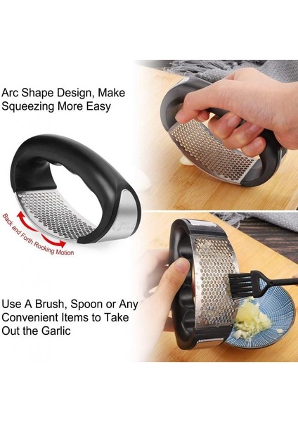 Sarımsak Baskı Makinesi Paslanmaz Çelik Sarımsak Presi Mutfak Manuel Sarımsak Kıyma Sıkacağı Zencefil Kaymaz Sap Sarımsak Doğrama Meyve Sebze Araçları (Yurt Dışından) fırsatları