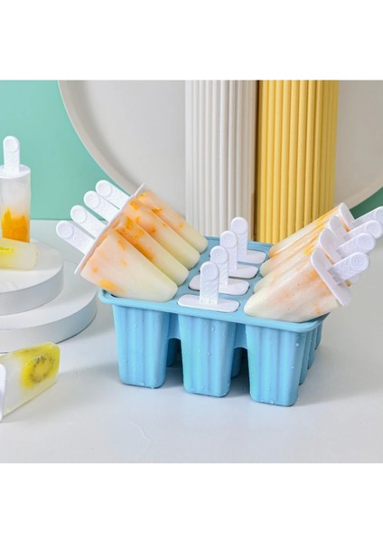 Altı Delik-Pembe Silikon Popsicle Kalıp Çocuklar Sevimli Dondurma Silikon Kalıp Dıy Yapımı Buz Izgara Karikatür Popsicle Dondurma Kalıp Buz Topu Makinesi (Yurt Dışından) indirimleri