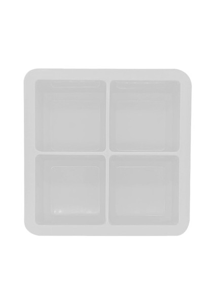 Şeffaf-4 Izgaralı 4 Izgaralı Buz Kalıbı Kapaksız Silikon Buz Yapım Makinesi Viski Kokteyli Için Buz Kalıbı Brendi Büyük Cubitera Buz Kalıbı Buz Kalıbı (Yurt Dışından) fiyatları