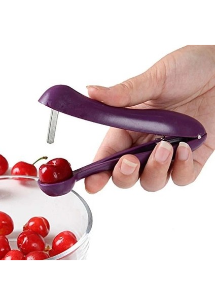 Kırmızı Mutfak Kolay Kiraz Meyve Çekirdeği Tohum Sökücü Meyve Kiraz Pitter Tart Mutfak Meyve Nükleer Aracı Aksesuarları (Yurt Dışından) fiyatları