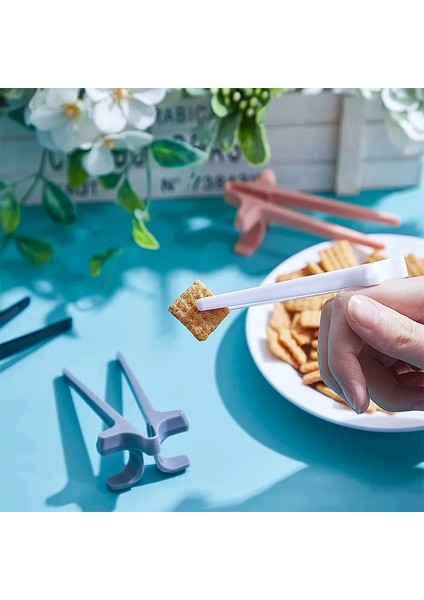 1pc-Gri Parmak Çubukları Oyun Oyuncu Aperatif Çubuk Tutucu Plastik Oyun Parmak Setleri Oyun Denetleyicisi Eğitim Öğrenme Çubuklarını (Yurt Dışından)