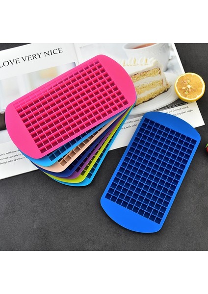 Penguen 1 160 Izgara Küçük Kare Gıda Sınıfı Silikon Kiremit Buz Izgara Ezilmiş Buz Izgara Buz Küpü Kalıp Mutfak Malzemeleri (Yurt Dışından) fırsatları