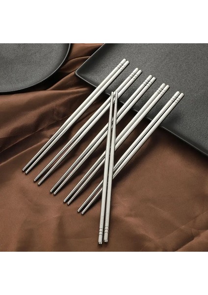 5 Çift 5 Çift Çin Yemek Çubukları Metal Yeniden Kullanılabilir Suşi Çubukları Kaymaz Paslanmaz Çelik Yemek Çubukları Bulaşık Makinesinde Yıkanabilir (Yurt Dışından) fiyatları