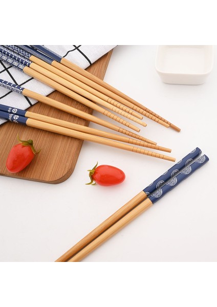 7--5 Çift 5 Çift El Yapımı Bambu Japon Doğal Ahşap Çubuklar Suşi Gıda Kedi Çiçek Ev Kullanımı Için Çok Renkli Ahşap Çubuklar Kore (Yurt Dışından) indirimleri