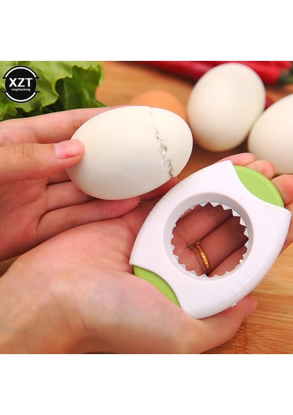 Yeşil Yeni Sevimli Haşlanmış Yumurta Kabuğu Topper Kesici Açıcı Yumurtalık Araçları Mutfak Temel Gadget Araçları (Yurt Dışından) modelleri
