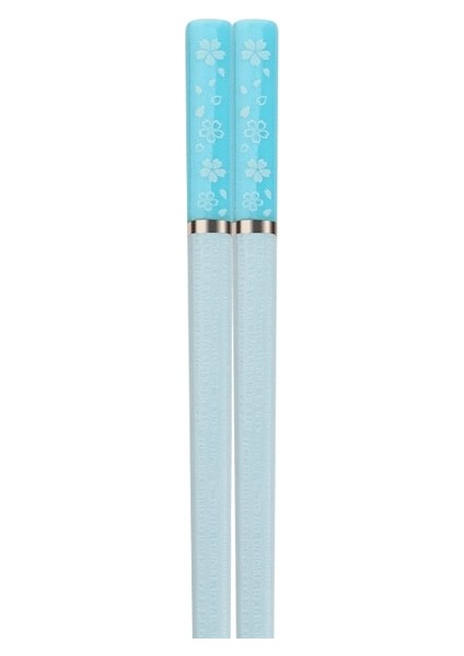 1 Çift-Mavi 1 Çift Renkli Sakura Çubukları Yeniden Kullanılabilir Fiberglas Suşi Çubukları Bulaşık Makinesinde Yıkanabilir Çok Renkli Mutfak Aletleri Ramen Pişirme Için (Yurt Dışından)