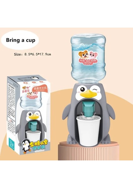 Penguen Mini Su Sebili Bebek Oyuncak Içme Suyu El Basın Su Şişesi Pompası Soğutucu Gerçekçi Sevimli Çocuk Cosplay Sahne Ev (Yurt Dışından)