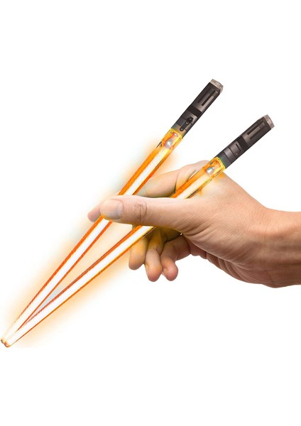 Kırmızı 1 Çift Chop Sabres Lights Up Işın Kılıcı Çubuklarını Aydınlık Çubuklarını Gece Sofra Çok Renkli Çubuklarını (Yurt Dışından) modelleri