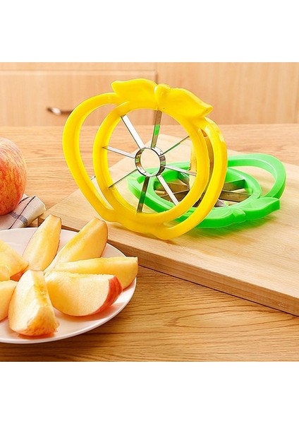 1 Adet Rastgele Renk Yaratıcı Mutfak Elma Dilimleme Oyma Kesici Armut Meyve Bölücü Aracı Kolu Parti Gadget Sebze Aksesuarları Elma Soyucu (Yurt Dışından)