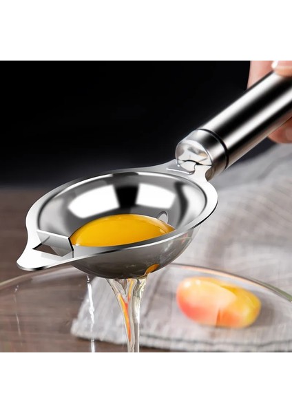 Kısa D Gıanxı Yumurta Beyaz Ayırıcı Paslanmaz Çelik Sarısı Filtre Ayırma Yumurta Pişirme Hunisi Kaşık Bölücü Mutfak Aksesuarları (Yurt Dışından) modelleri