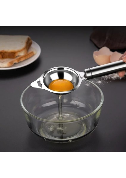 Kısa D Gıanxı Yumurta Beyaz Ayırıcı Paslanmaz Çelik Sarısı Filtre Ayırma Yumurta Pişirme Hunisi Kaşık Bölücü Mutfak Aksesuarları (Yurt Dışından) indirimleri
