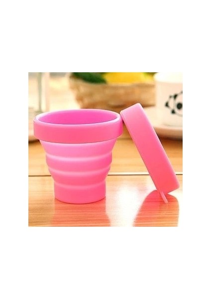 PINK-150ML 150ML 4 Renk Katlanır Bardak Silikon Su Kahve Fincanı Isıya Dayanıklı Kaynar Su Koyabilirsiniz Çok Fonksiyonlu Seyahat Kamp Katlanır Bardak (Yurt Dışından)