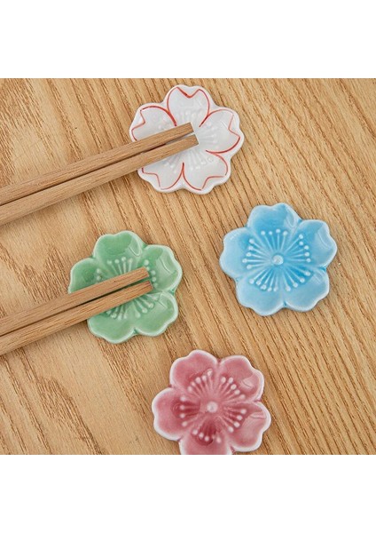 Turuncu Seramik Kiraz Çiçeği Çubuklarını Standı Çubuklarını Dinlenme Yastığı Raf Kalemlik Mutfak Sofra Yemek Masası Aksesuarları (Yurt Dışından) fırsatları