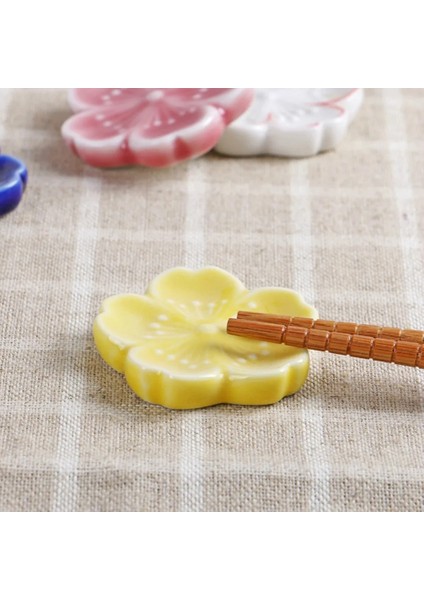 Turuncu Seramik Kiraz Çiçeği Çubuklarını Standı Çubuklarını Dinlenme Yastığı Raf Kalemlik Mutfak Sofra Yemek Masası Aksesuarları (Yurt Dışından) indirimleri