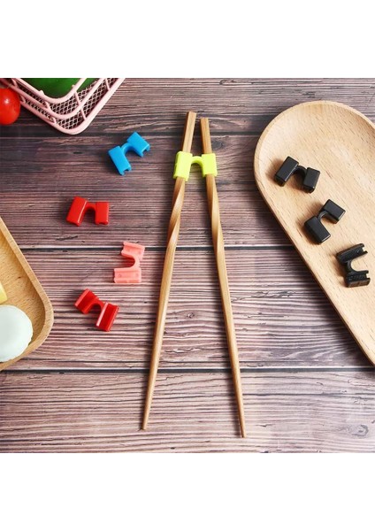 Mavi 5 Adet Yeniden Kullanılabilir Çubuk Yardımcıları Plastik Çubuklarını Eğitmen Tutucu Acemi Çubuklarını Öğrenci Çocuk Çocuk Yeme Aracı Eğitim (Yurt Dışından) fırsatları