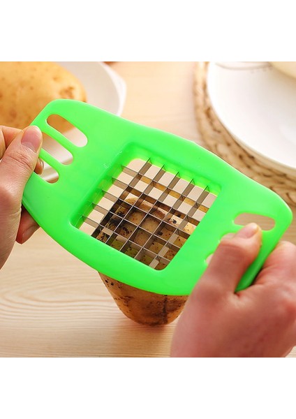 1 Adet Beyaz Pratik Sebze Patates Dilimleme Kesici Fransız Kızartma Kıyıcı Paslanmaz Çelik Patates Kesme Aletleri Mutfak Alet Sebze Araçları (Yurt Dışından) fiyatları