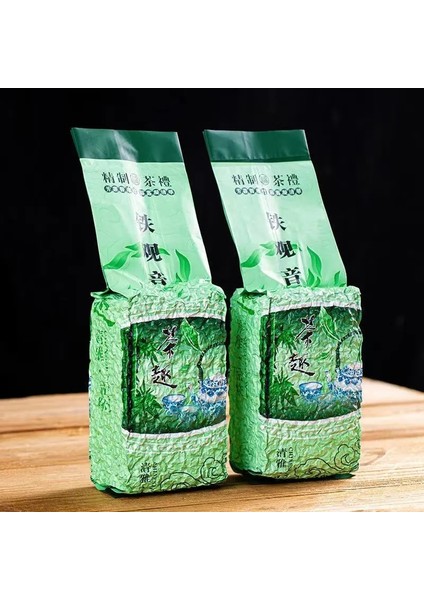 Phoenix Tek 250G 250G Çin Tieguanyin Yeşil Çay Seti Vakumlu Plastik Torbalar Anxi Kravat Guan Yin Oolong Çay Geri Dönüştürülebilir Sıkıştırma Yok Ambalaj Çantası (Yurt Dışından)