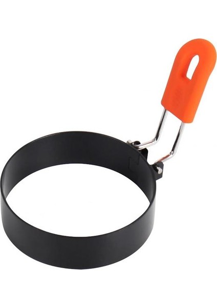 Yuvarlak Yumurta Halkası Yuvarlak/kalp/pentagram/erik Çiçeği Anti-Haşlanma Kolu Katlanabilir Kızarmış Yumurta Gözleme Kalıp Pişirme Aracı Mutfak Malzemeleri (Yurt Dışından)
