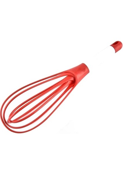 Kırmızı Çok Fonksiyonlu Döner Manuel Yumurta Çırpıcı Mikser Mini Plastik Mutfak Yumurta Çırpma Fırında Aracı Yumurta Karıştırıcı Silikon Çevre Dostu (Yurt Dışından)