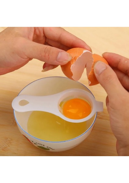 2 Adet 1 Adet Yumurta Sarısı Ayırıcı Bölücü Beyaz Plastik Uygun Ev Yumurta Aracı Pişirme Pişirme Aracı Mutfak Aksesuarları Dropshipping (Yurt Dışından) fırsatları