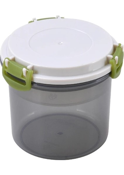 Gri Gıda Taze Tutma Kabı Kahvaltı Yulaf Yoğurt Süt Kupası Ofis Öğle Yemeği Taşınabilir Gıda Saklama Kabı Mutfak Aksesuarları (Yurt Dışından)