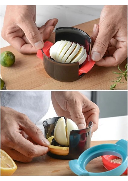 115856 Üçlü Yumurta Kesici Kararlı Aksesuarlar Temizlemesi Kolay Kullanımı Kolay Ev Keskin Mutfak Kullanışlı ve Uygulanabilir Alet Pas Önleyici (Yurt Dışından) indirimleri