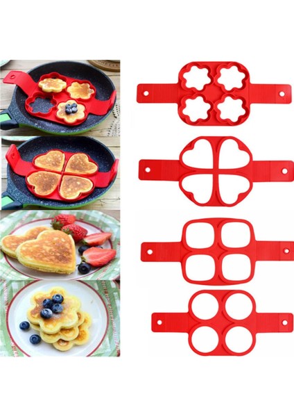 B 1 Adet Yumurta Gözleme Halkası Yapışmaz Gözleme Yapımcısı Kalıp Silikon Yumurta Pişirici Kızarmış Şekillendirici Omlet Kalıpları Mutfak Pişirme Aksesuarı (Yurt Dışından) fiyatları