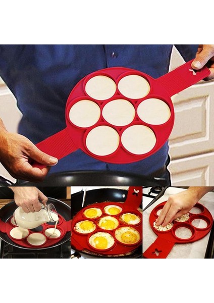 B 1 Adet Yumurta Gözleme Halkası Yapışmaz Gözleme Yapımcısı Kalıp Silikon Yumurta Pişirici Kızarmış Şekillendirici Omlet Kalıpları Mutfak Pişirme Aksesuarı (Yurt Dışından) modelleri