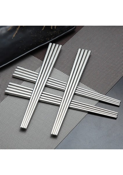 At 12 Çin Burçları 316 Paslanmaz Çelik Hayvan Çubuklarını Kaymaz Çin Çubuklarını Ev Metal Çubukları Mutfak Sofra (Yurt Dışından)