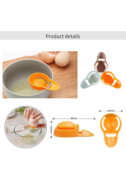 Turuncu Yumurta Bölücüler Kısa Saplı Yaratıcı Yumurta Akı Ayırıcı Işleme Noktaları Karıştırıcı Mutfak Aletleri Pişirme Malzemeleri Yumurta Filtresi (Yurt Dışından) indirimleri