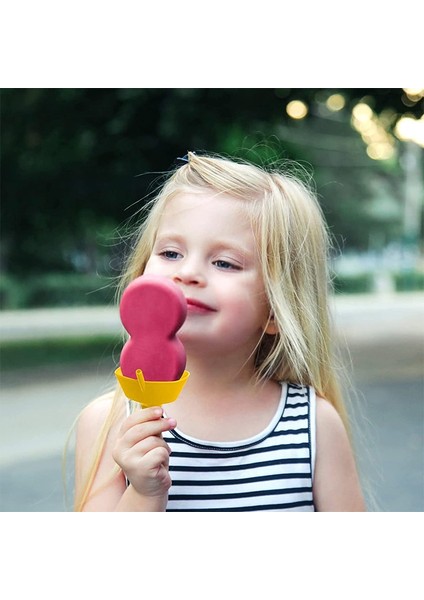 Kırmızı Damla Ücretsiz Popsicle Tutucu Anti-Damlama Tepsisi Rafı Popsicle Çubukları Için Hiçbir Damla Dondurma Koruyucuları Buz Pop Tutucu Çocuklar Çocuklar Için (Yurt Dışından)